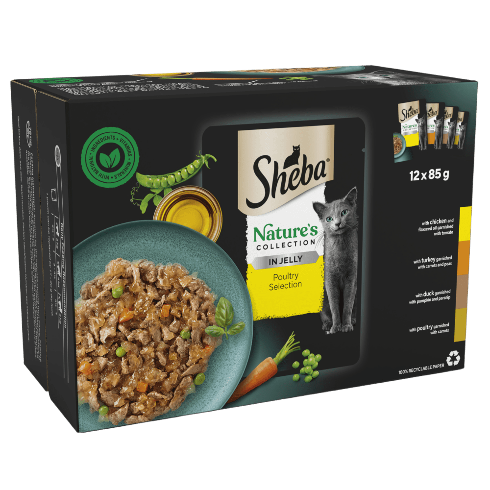 Sheba Nature’s Collection 12 × 85g product pack